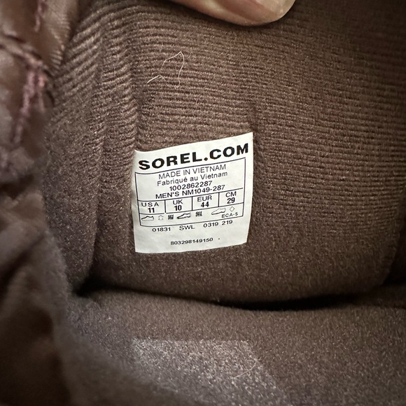 COPY - SOREL - Men's Waterproof Insulated Winter Boot Size 11 - NEW - Picture 8 of 9